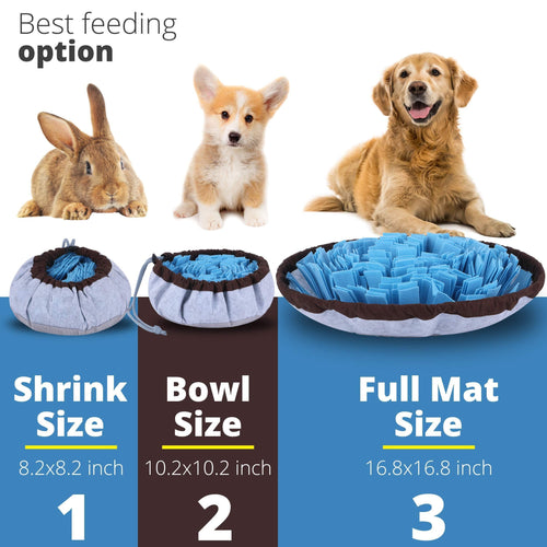 Adjustable Snuffle Mat — Foraging & Slow-Feeding Puzzle for Dogs