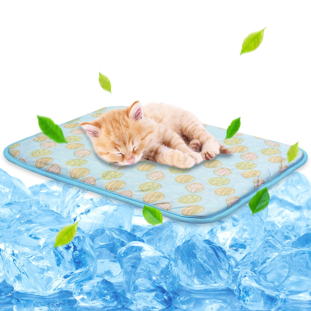 Ice Silk Dog Cooling Mat — Washable Summer Cooling Pad for Dogs and Cats