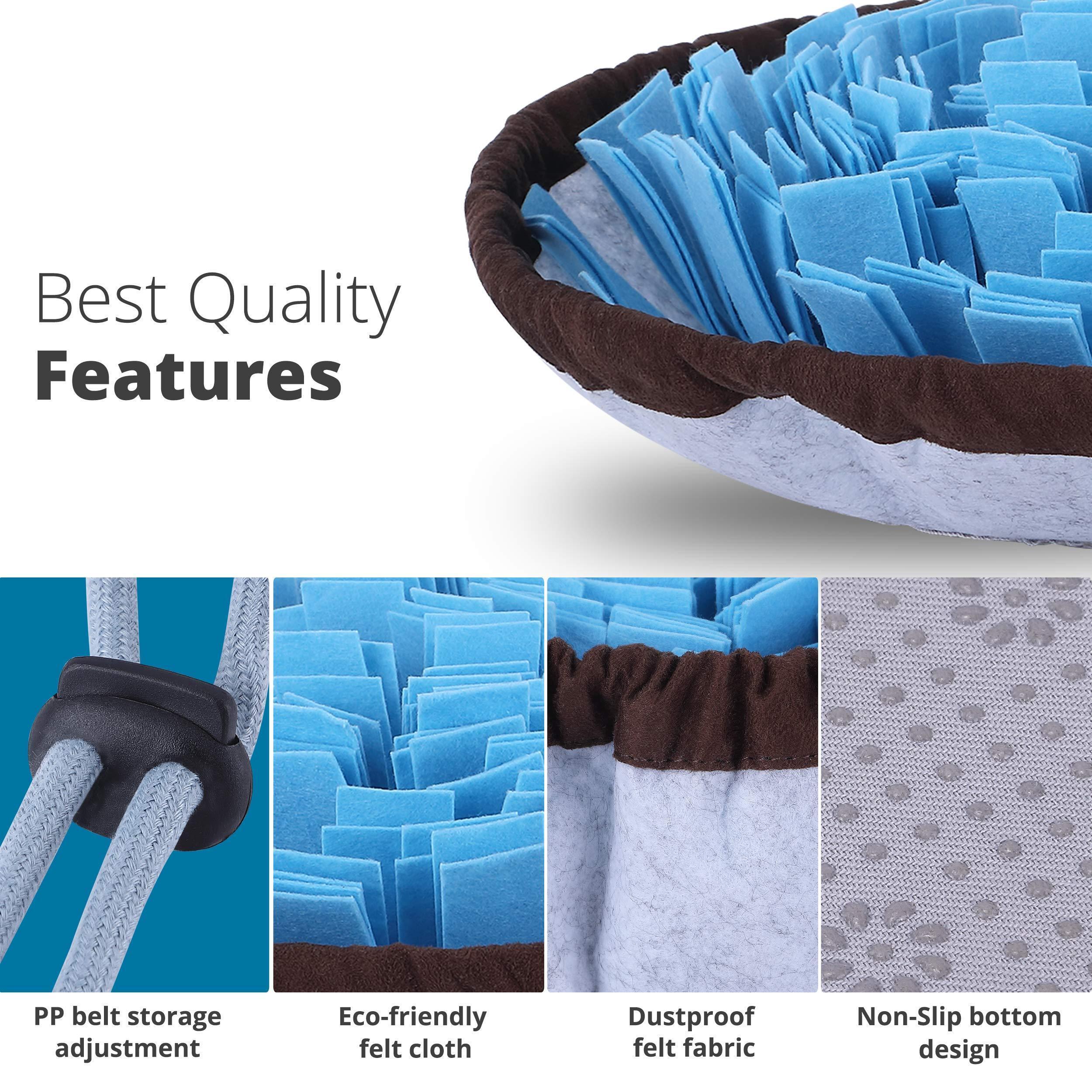 Adjustable Snuffle Mat — Foraging & Slow-Feeding Puzzle for Dogs