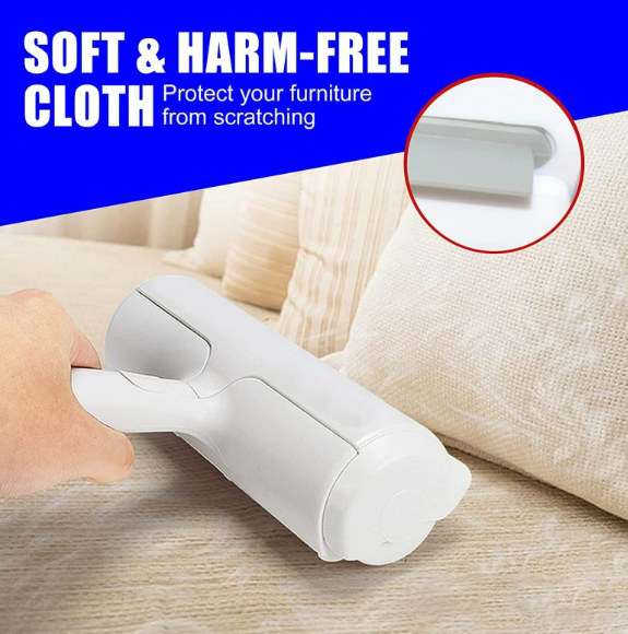 Reusable Pet Hair Remover Roller — Couch, Bed & Car Fur Cleaner