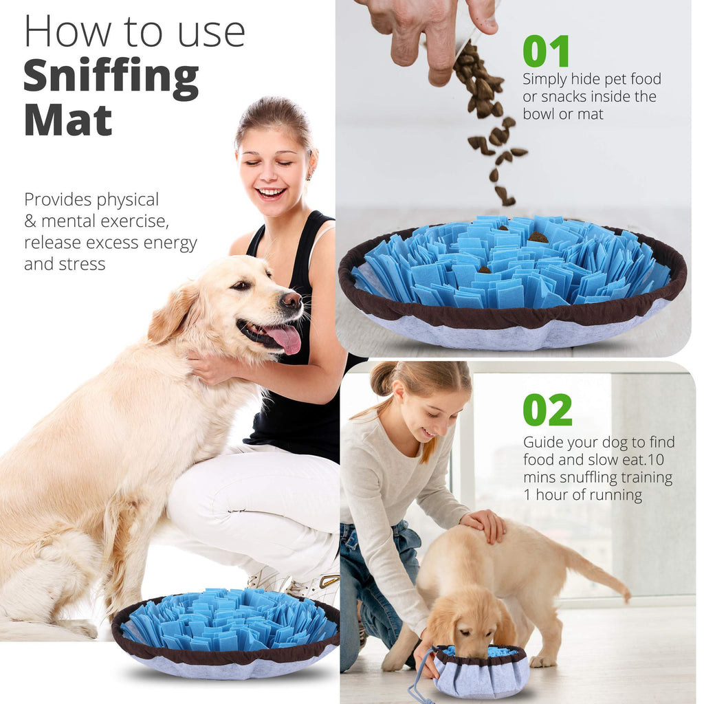 Adjustable Snuffle Mat — Foraging & Slow-Feeding Puzzle for Dogs