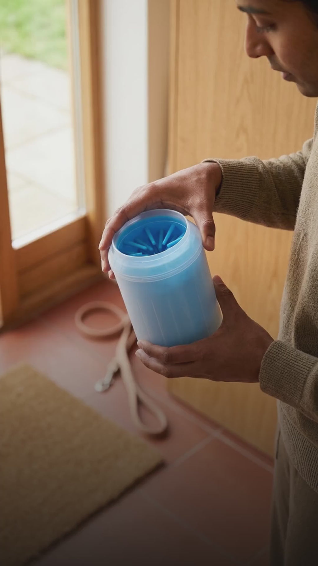 Dog Paw Cleaner Cup — Portable Silicone Paw Washer