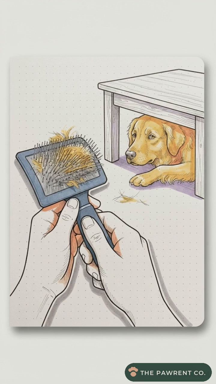 Mollypaws 2-in-1 Pet Fur Glove — Grooming & Hair Remover for Cats and Dogs